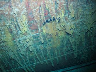 Port underwater concealed torpedo tube